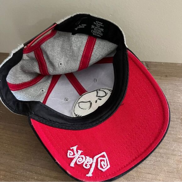 Adult The Nightmare Before Christmas Jack Skellington Skull Snapback Hat Disney - Picture 4 of 5